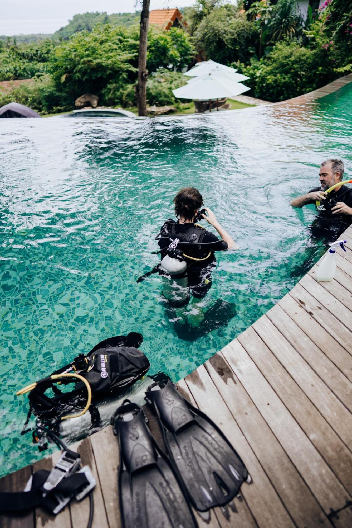 Deep Roots Dive & Yoga Resort Ped エクステリア 写真